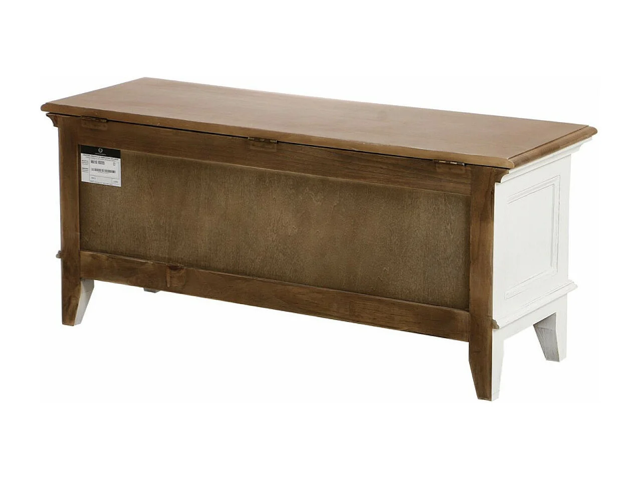 Meuble d'entrée module bas Bois Blanc - Esquisse Interior's