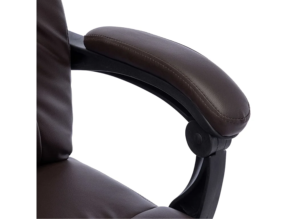 Prolenta Premium -  Chaise de bureau de massage Marron Similicuir