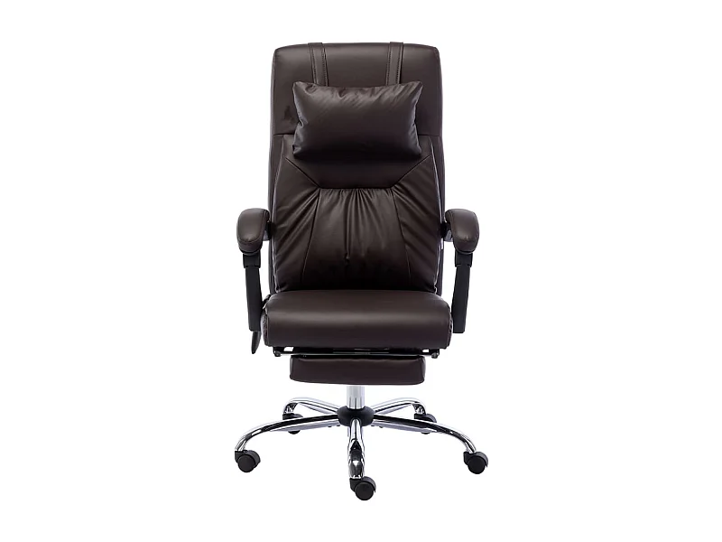 Prolenta Premium -  Massage-Bürostuhl Braun Kunstleder