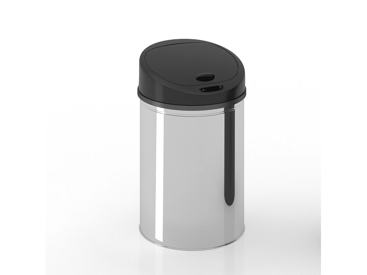 Automatische afvalbak - 40L - met sensor - Chroom