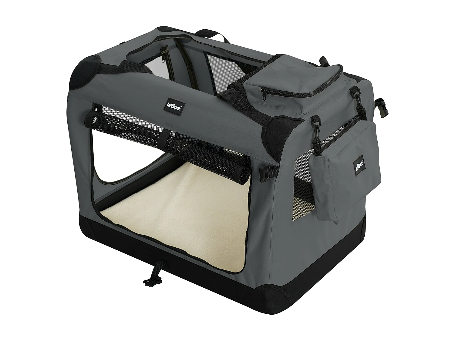 Floraya - Transport Pour Chien XXXL - 102x69x69 cm - Anthracite