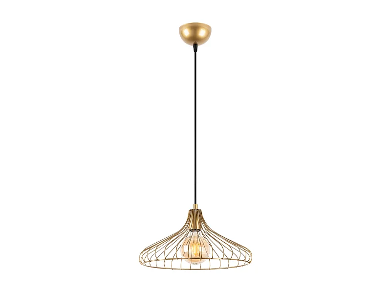 Suspension filaire dorée LILA