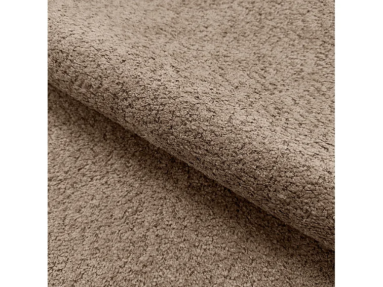 Emporius Gestoffeerd bed 180x200 met lattenbodem Kastilo - luxe bed, tweepersoonsbed Bouclé Beige (Anthology 4)