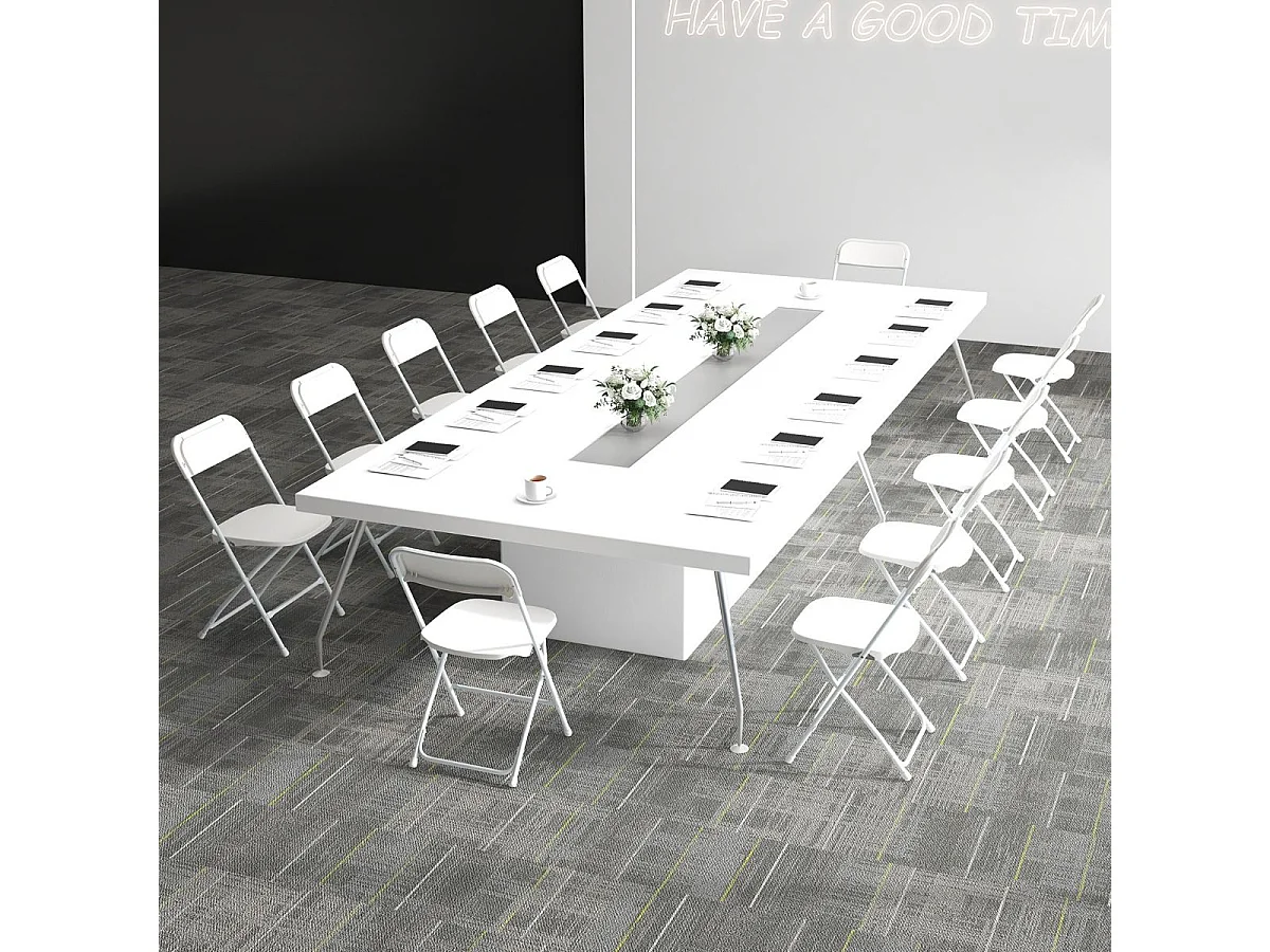 Lot de 4 Chaises pliantes, 4 Chaises de Jardin , pour l'extérieur et l'intérieur