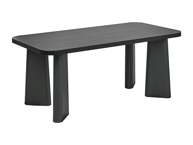 Table de repas ATLIN Noir 180 cm 90 cm