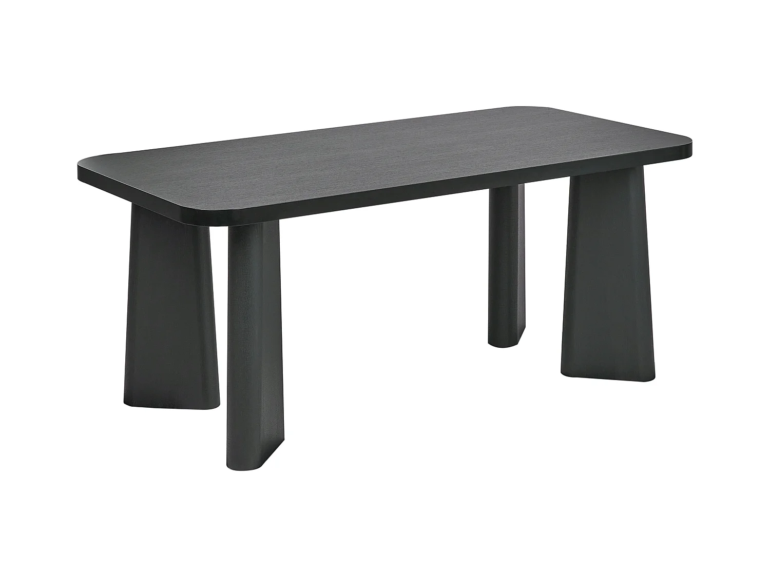 Table de repas ATLIN Noir 180 cm 90 cm