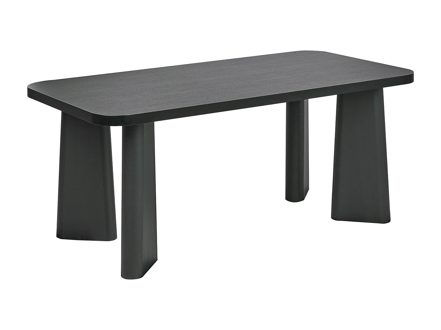 Table de repas ATLIN Noir 180 cm 90 cm