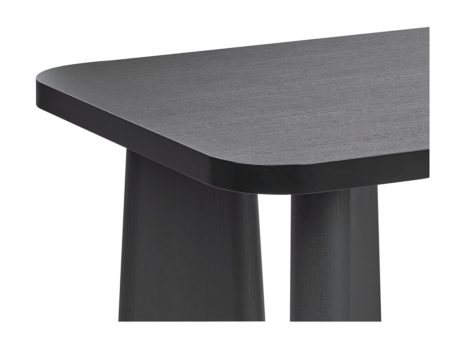 Table de repas ATLIN Noir 180 cm 90 cm
