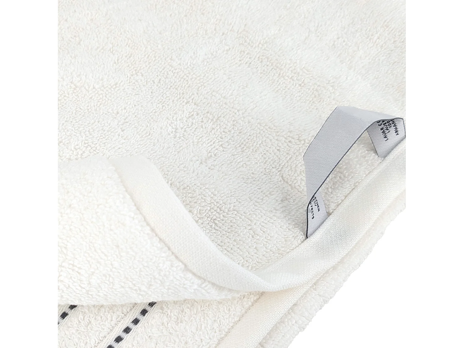 Parure de bain 4 pièces coton 500 g/m² CHARM Blanc