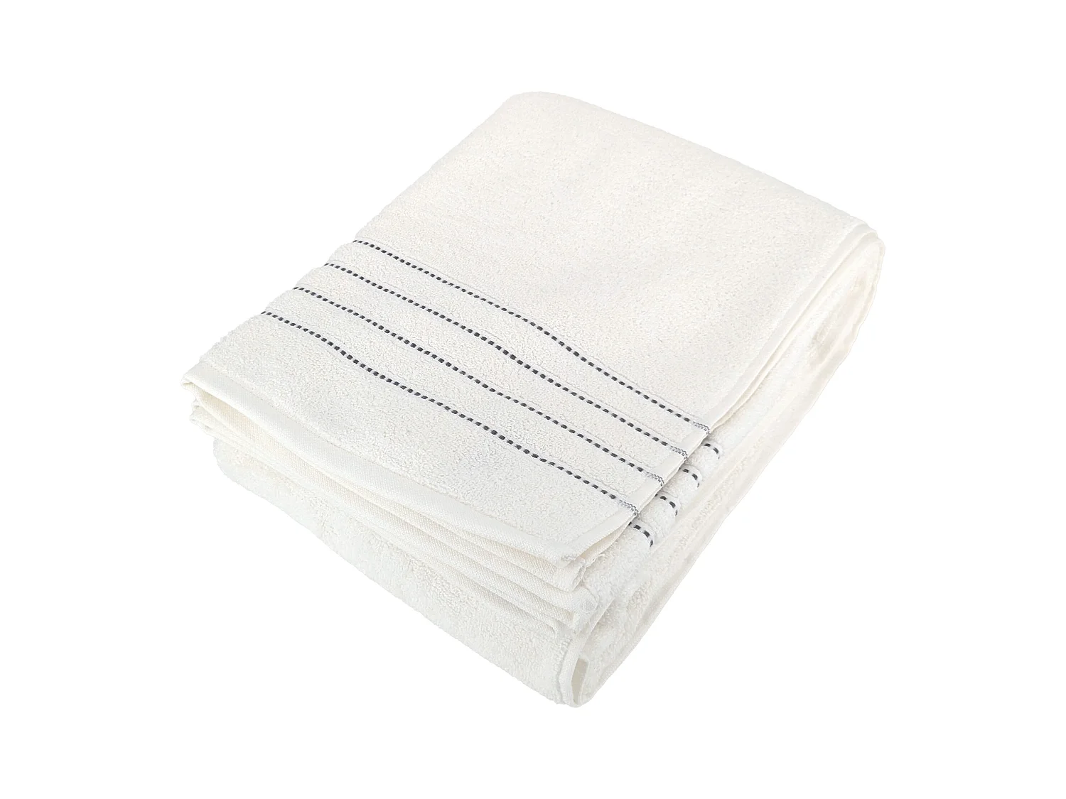 Drap de bain 100x150 cm coton 500 g/m² CHARM Blanc
