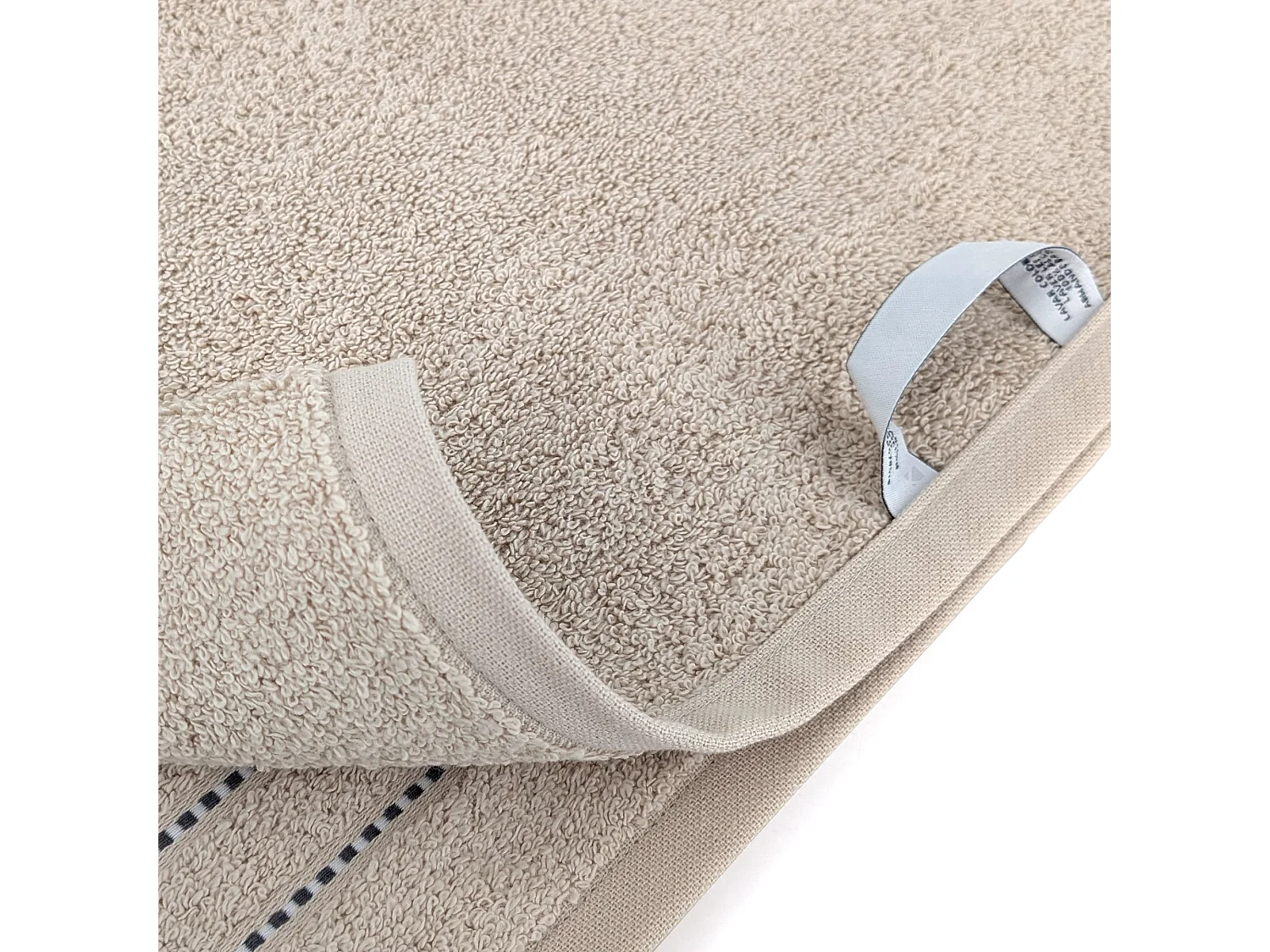 Drap de bain 100x150 cm coton 500 g/m² CHARM Ivoire