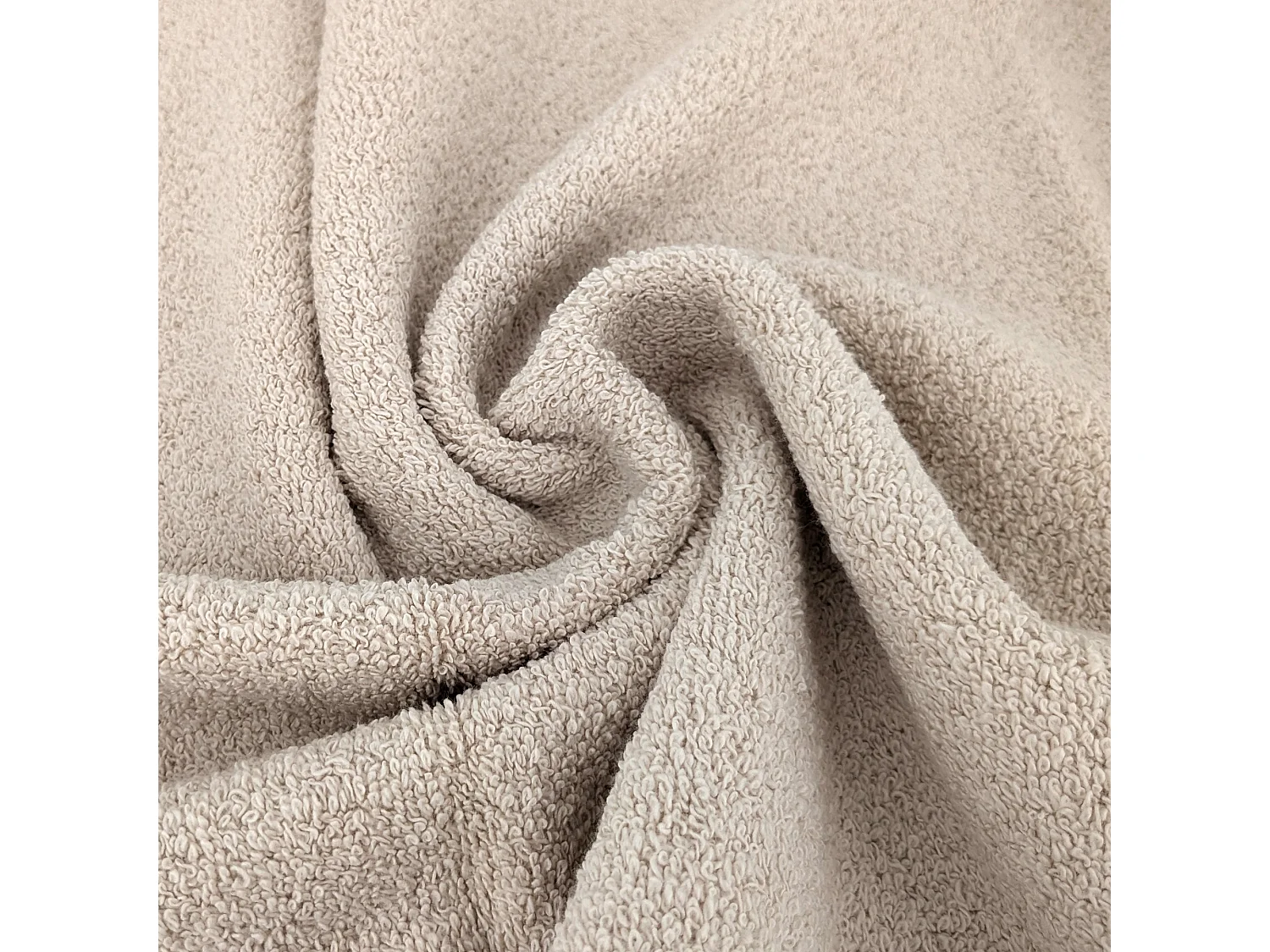 Lot de 2 gants de toilette 16x21 cm coton 500 g/m² CHARM Ivoire