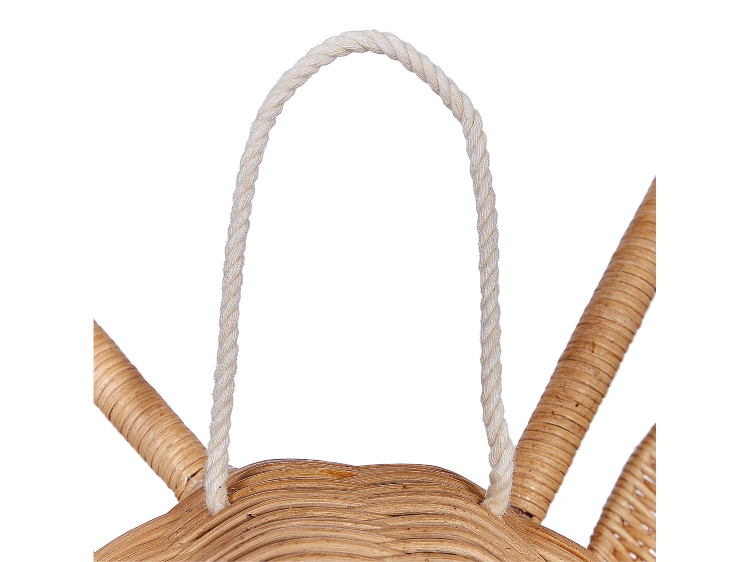 Decoración de pared Jirafa BANANEC Ratán 83 cm Natural