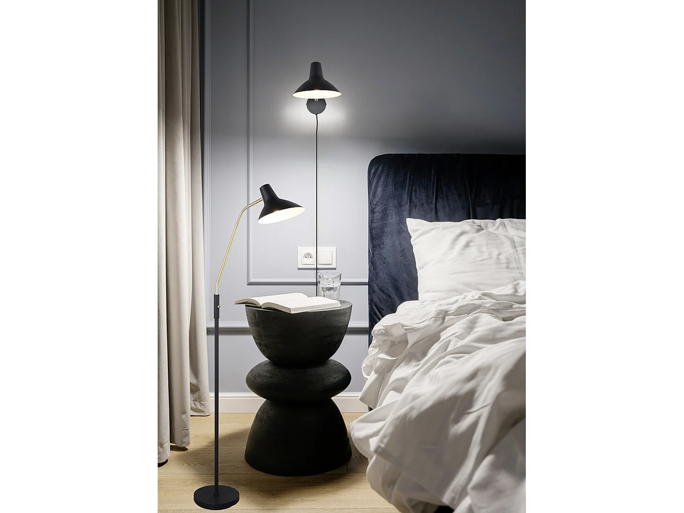 Applique intérieur filaire en métal Traveller