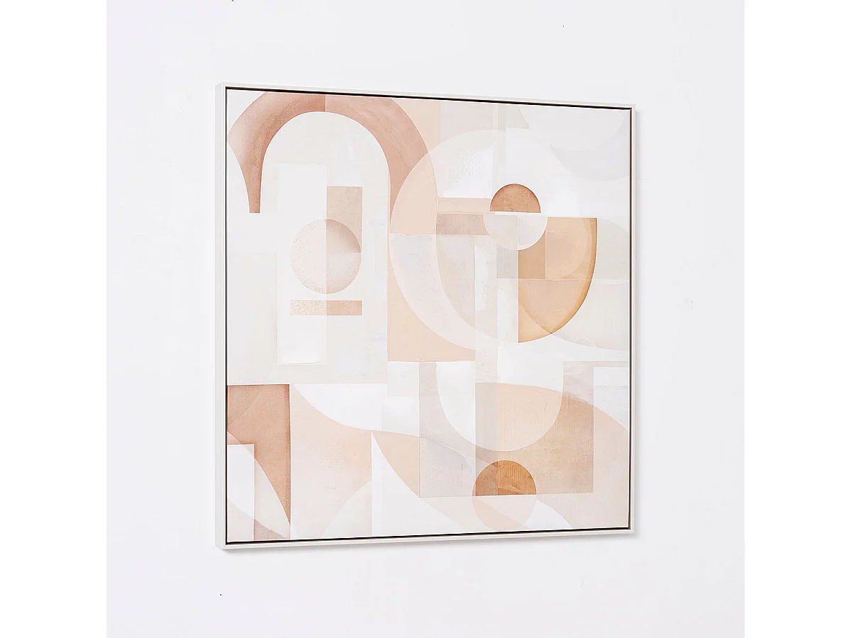 Ensemble 2 tableaux peinture à l'huile sur toile, peinte avec cadre  - Longueur 160  x Profondeur 5 x Hauteur 80 cm