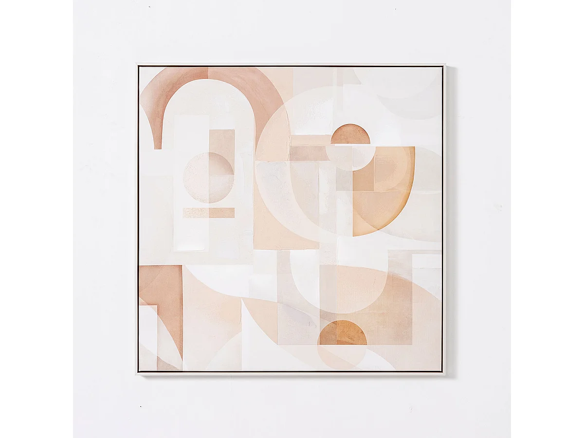 Ensemble 2 tableaux peinture à l'huile sur toile, peinte avec cadre  - Longueur 160  x Profondeur 5 x Hauteur 80 cm