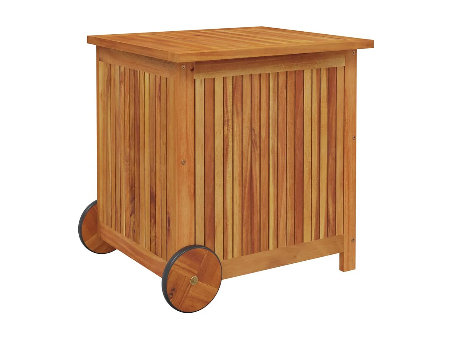 Coffre boîte meuble de bois marron 60 x 50 x 58 cm 02_0013066