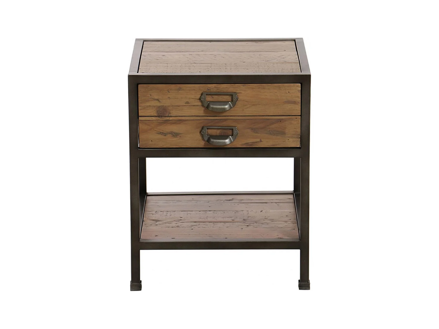 Table de chevet 1 tiroir Bois Marron - Manufacture Interior's