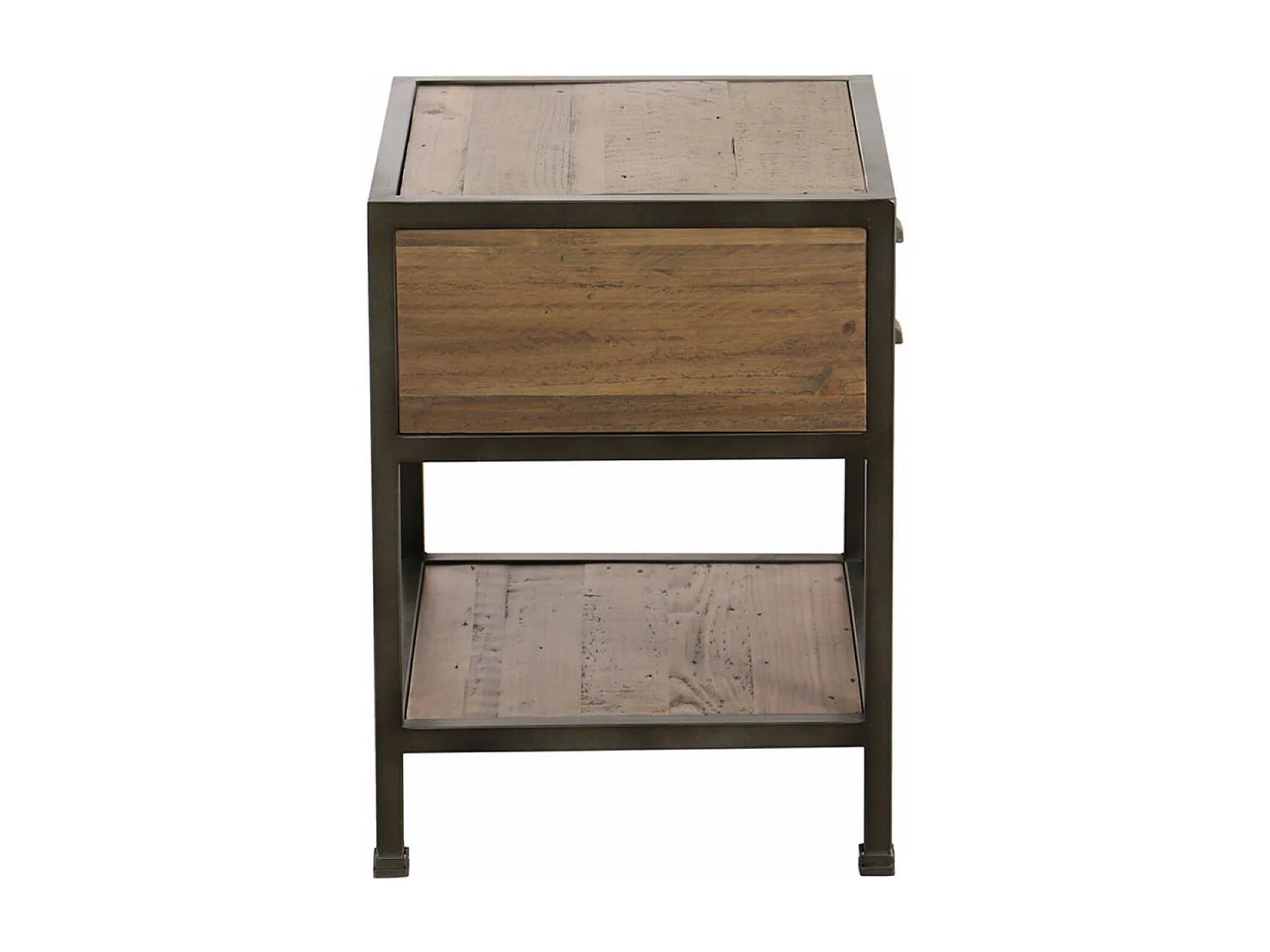 Table de chevet 1 tiroir Bois Marron - Manufacture Interior's