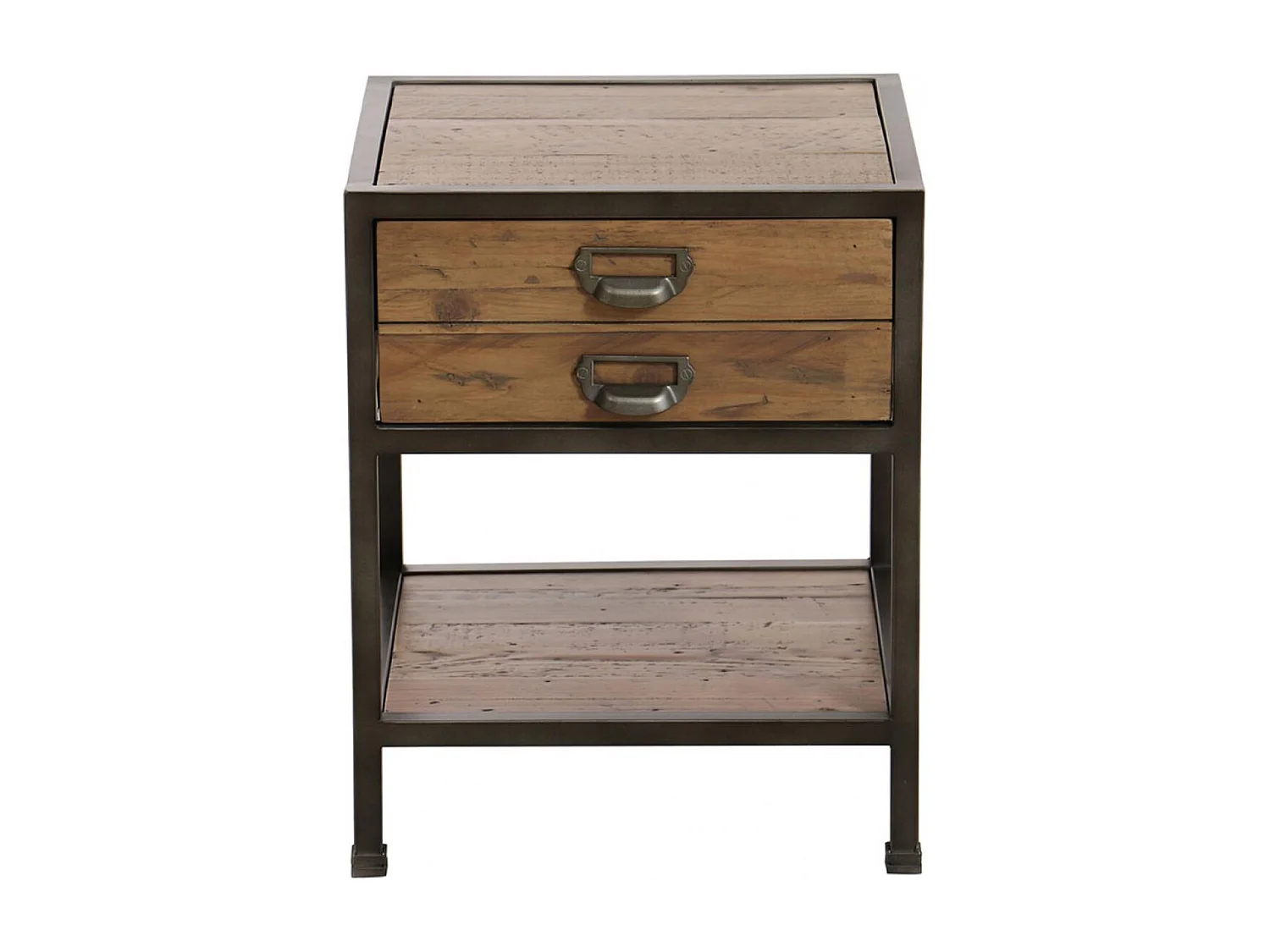 Table de chevet 1 tiroir Bois Marron - Manufacture Interior's