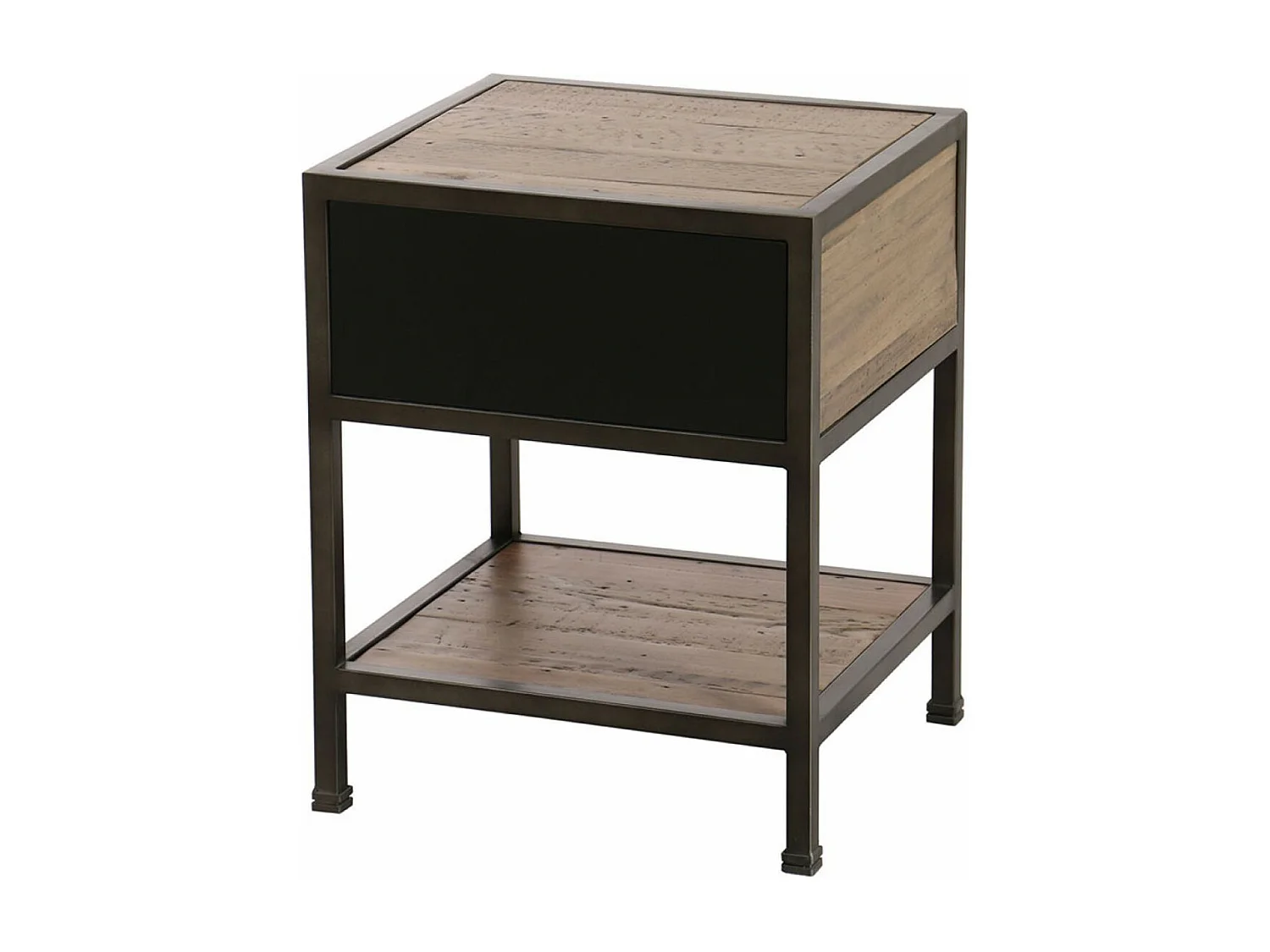 Table de chevet 1 tiroir Bois Marron - Manufacture Interior's