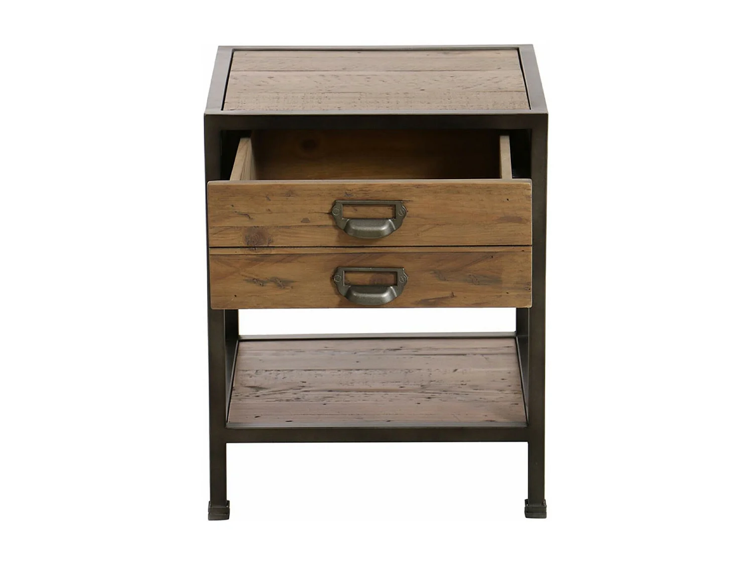 Table de chevet 1 tiroir Bois Marron - Manufacture Interior's