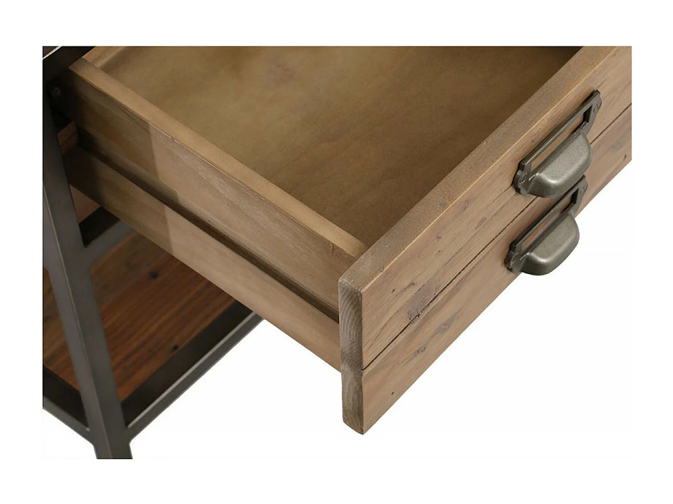 Table de chevet 1 tiroir Bois Marron - Manufacture Interior's