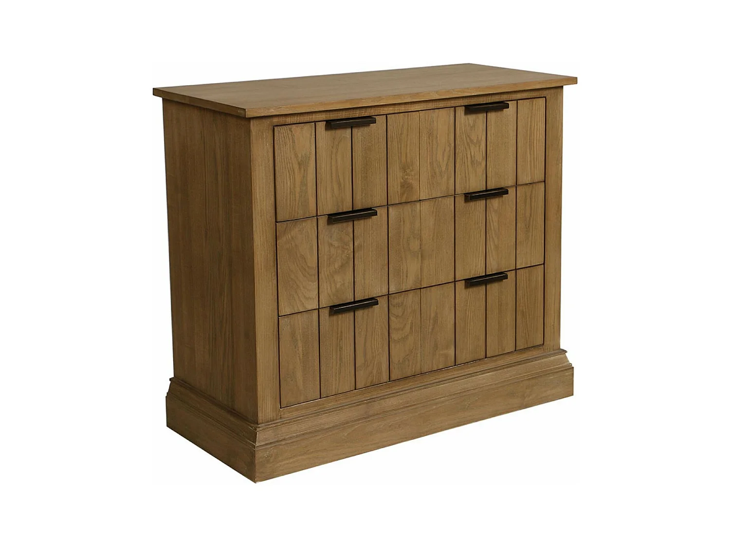 Commode 3 tiroirs Bois Beige - Demeure Interior's