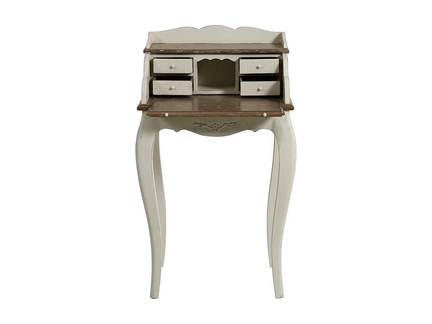 Secrétaire 4 tiroirs Bois Blanc - Château Interior's