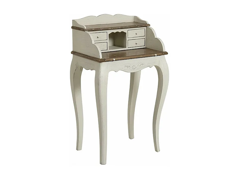 Secrétaire 4 tiroirs Bois Blanc - Château Interior's