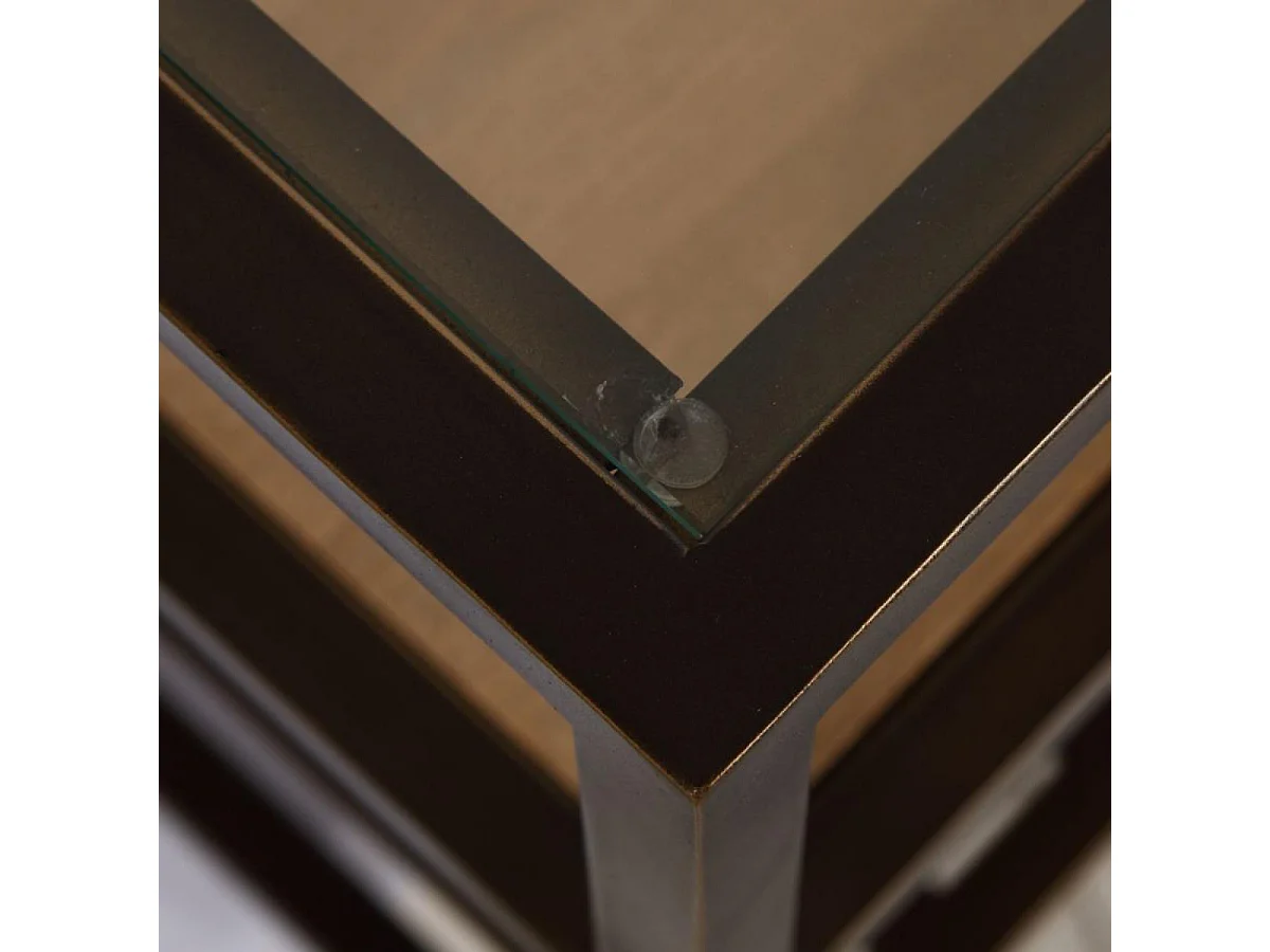 Table basse carrée Bois Marron - Demeure Interior's