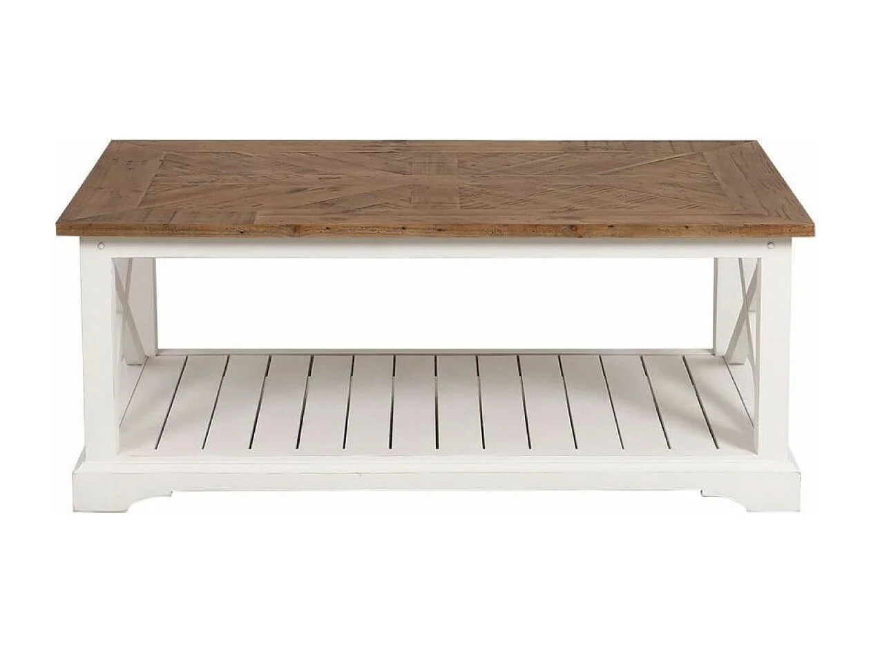 Table basse Bois Blanc - Vénitiennes Interior's