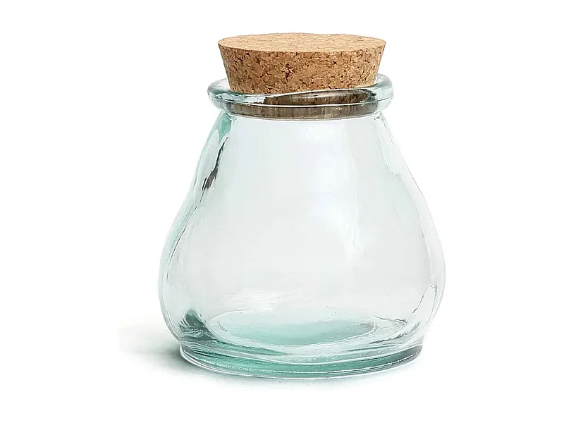 Le Pot En Verre Belly - Bleu - M