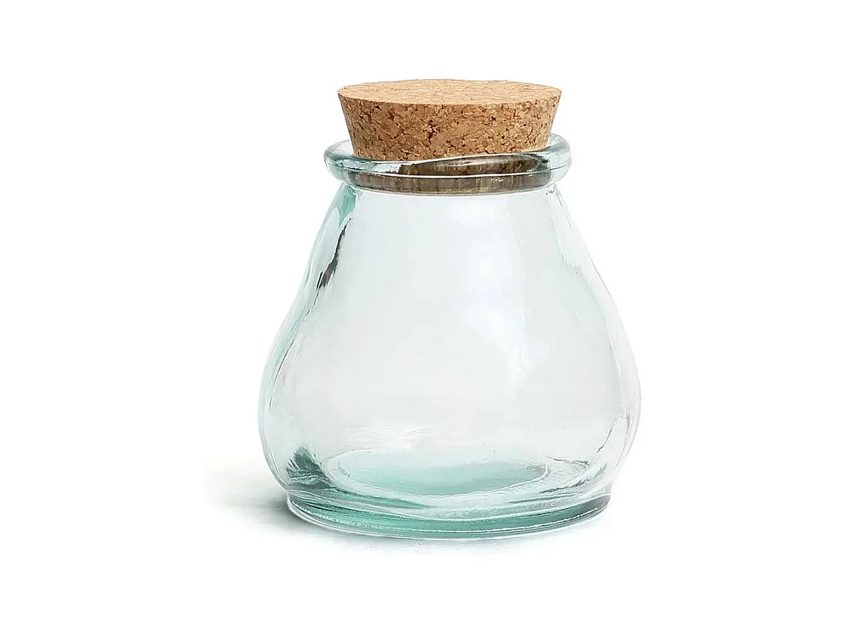 Le Pot En Verre Belly - Bleu - M