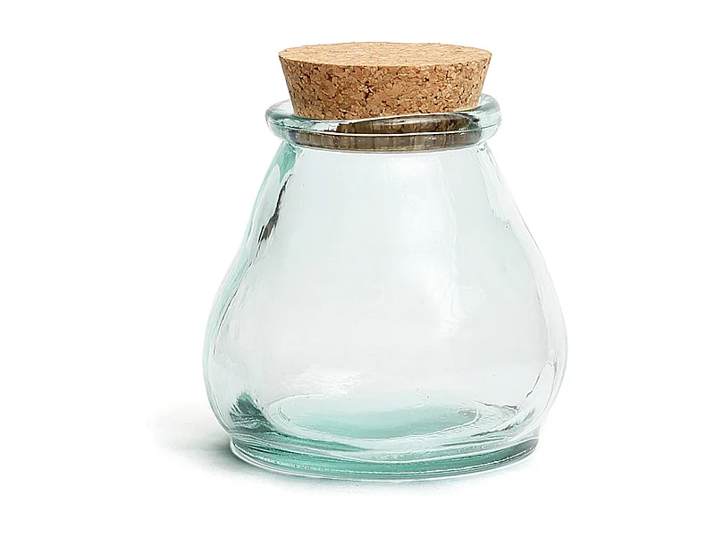 Le Pot En Verre Belly - Bleu - M