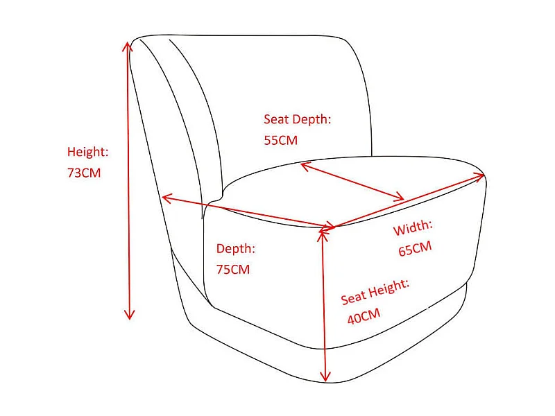 Fauteuil Berny vert clair