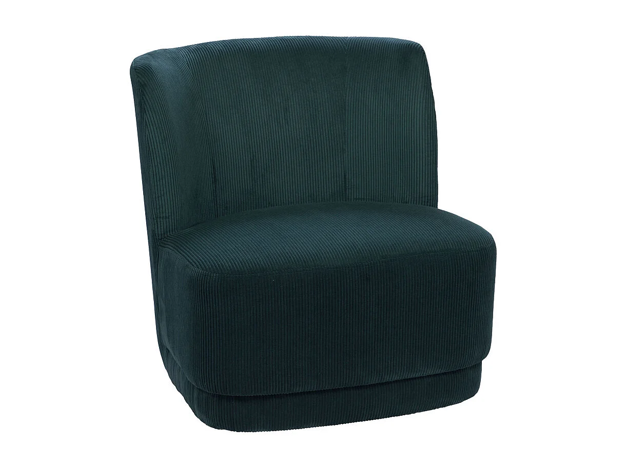 Fauteuil Berny vert foncé