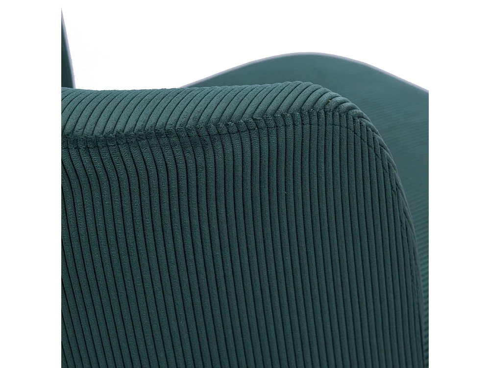 Fauteuil Berny vert foncé