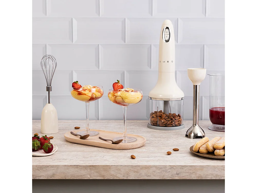 Mixeur avec accessoires crème