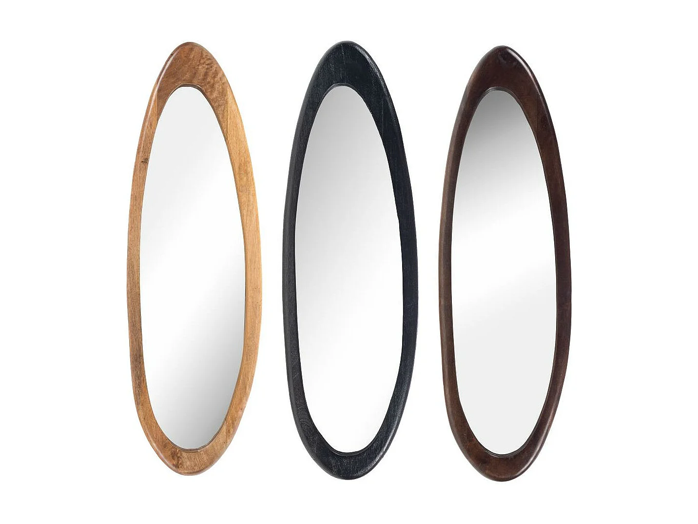 Miroir Taiwo noir 100 cm