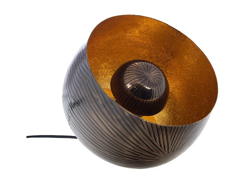 Lampe Samuel Relief Dark 25 cm