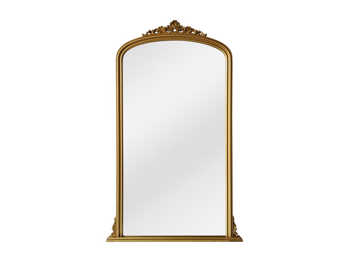 Großer Spiegel – Paulownienholz – L 120 x H 190 cm – Gold – MERRY günstig online kaufen