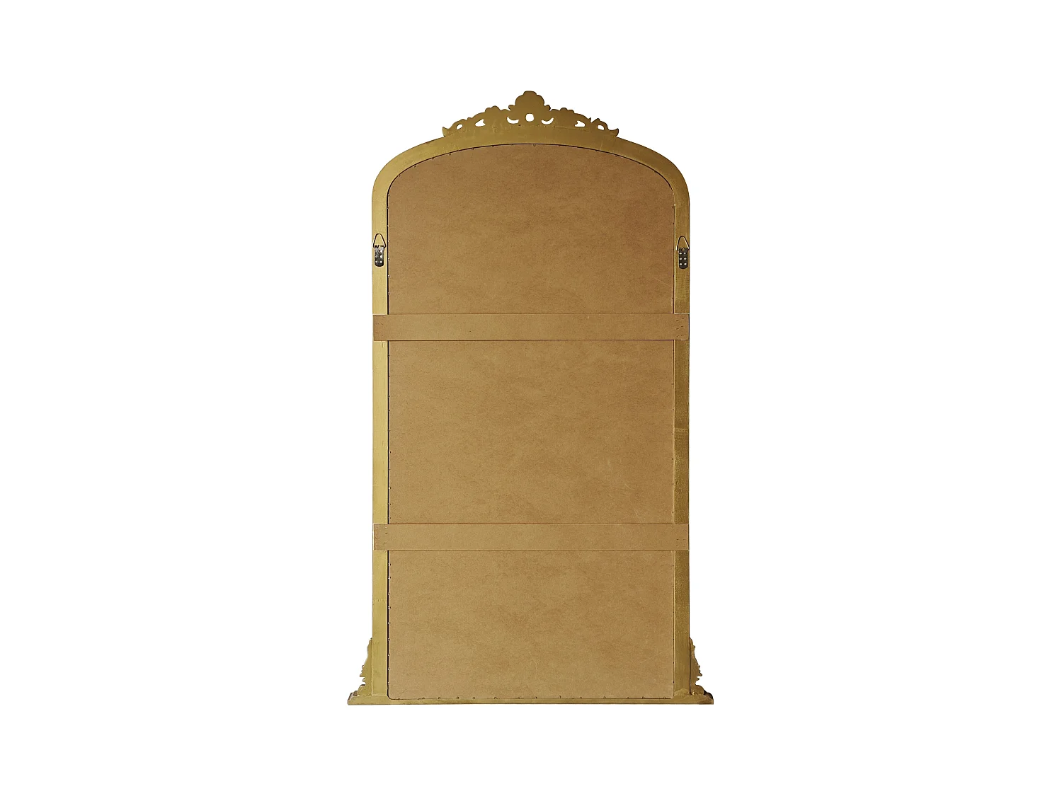 Gran espejo de madera de paulownia - L. 120 x Alt.190 cm - Dorado - MERRY