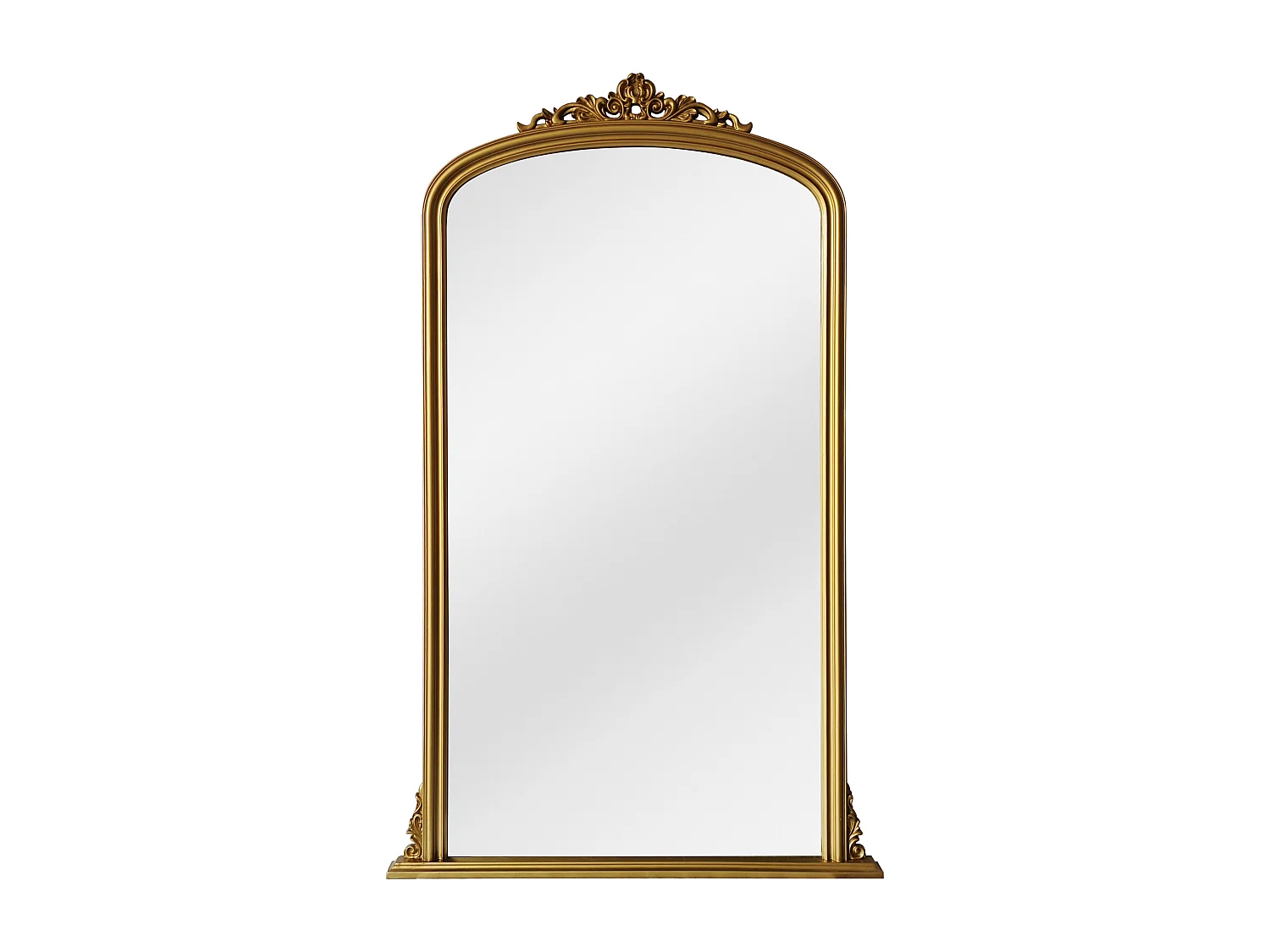 Stort speil i paulowniatre - B. 120 x H.190 cm - Gyllen - MERRY