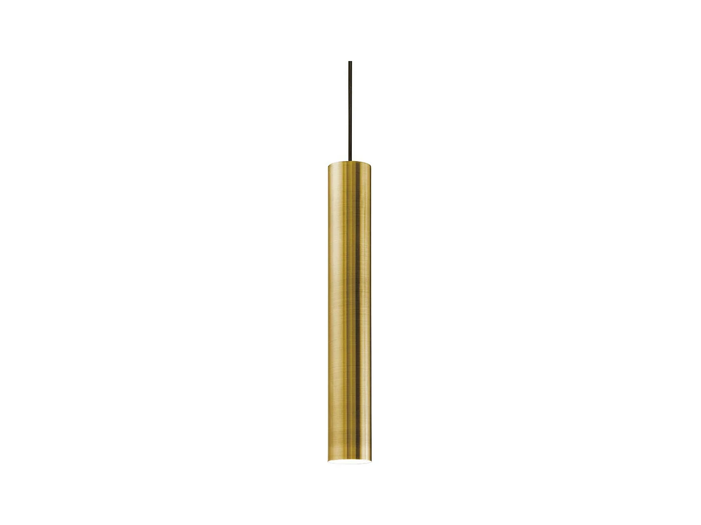 Ideal Lux Look Luminaire suspendu mince à 1 lumière, bronze, GU10