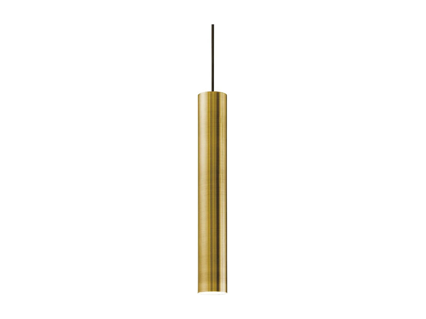 Ideal Lux Look Luminaire suspendu mince à 1 lumière, bronze, GU10