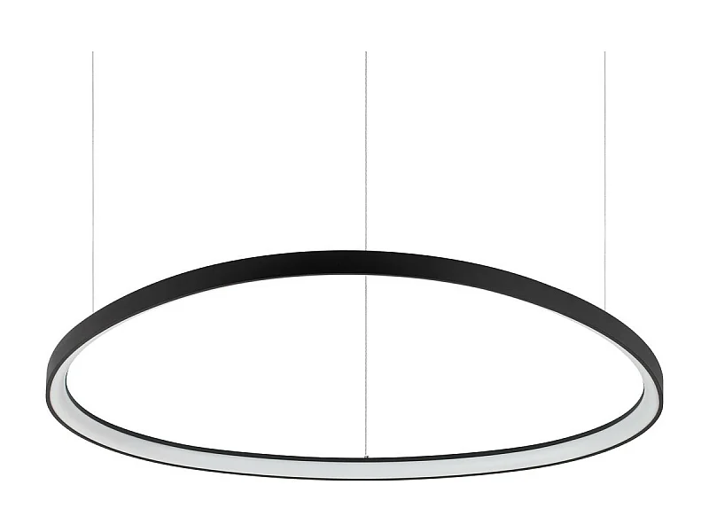 Ideal Lux GEMINI 105 cm integrierte LED-Pendel-Deckenleuchte Schwarz, 3000 K