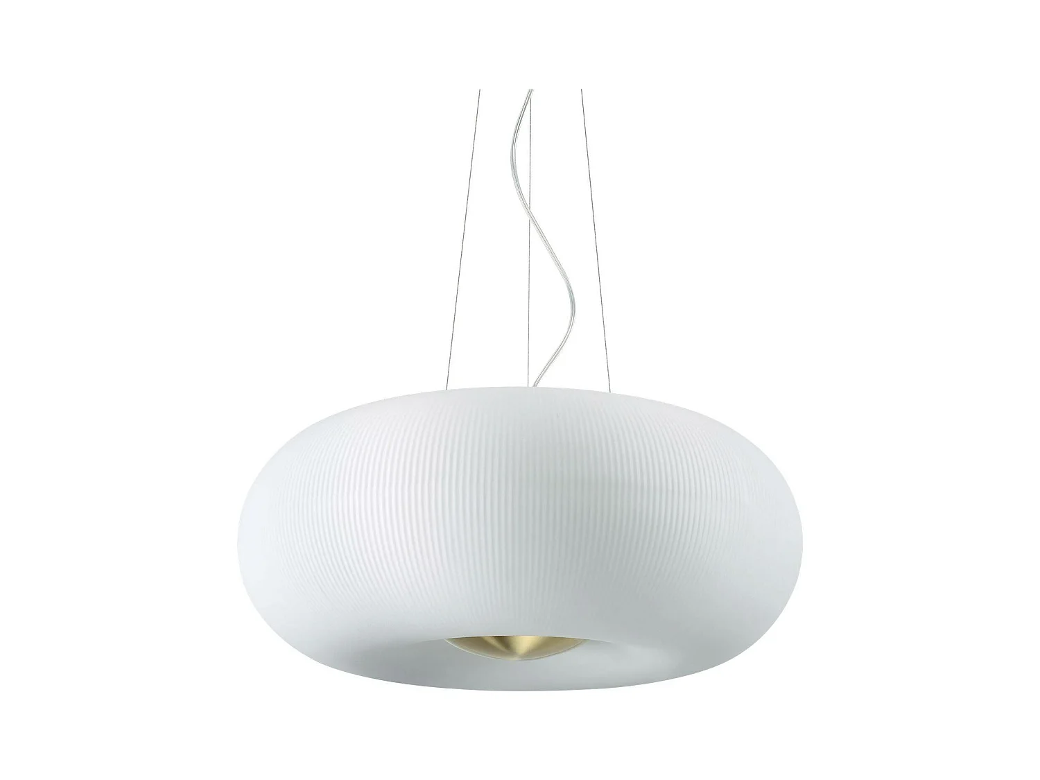 Ideal Lux Arizona Luminaire suspendu rond à 5 ampoules, blanc