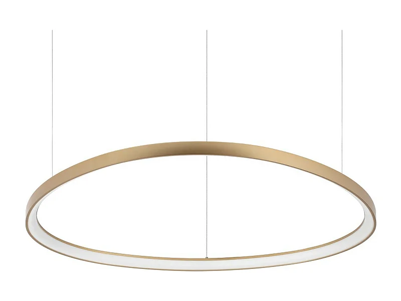 Ideal Lux GEMINI Lámpara de Techo Colgante LED Integrada 105cm Latón, 3000K