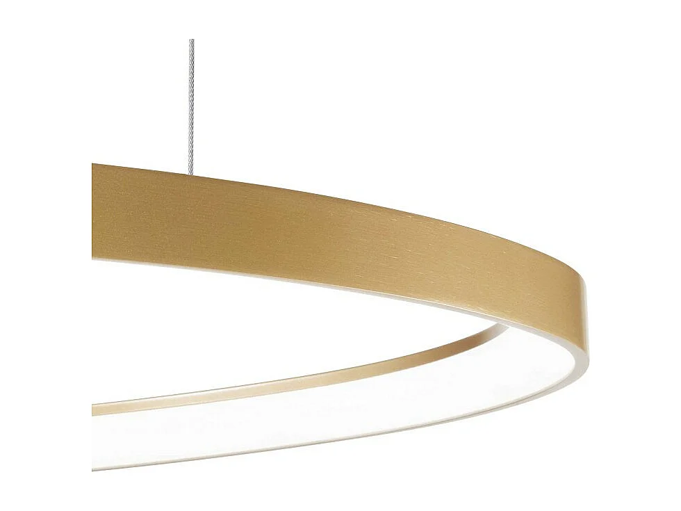 Ideal Lux GEMINI Plafonnier LED Suspendu Intégré 105cm Laiton, 3000K